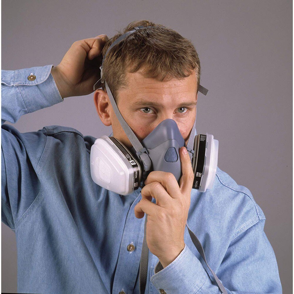 3M 37082 Half Facepiece Respirator, Medium (7000002162) - 5