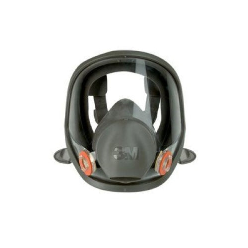 3M 54146 6800 Full Facepiece Reusable Respirator, Medium, Gray, Silicone Face Seal, 4-Point Harness, Bayonet Connection (7000002030)