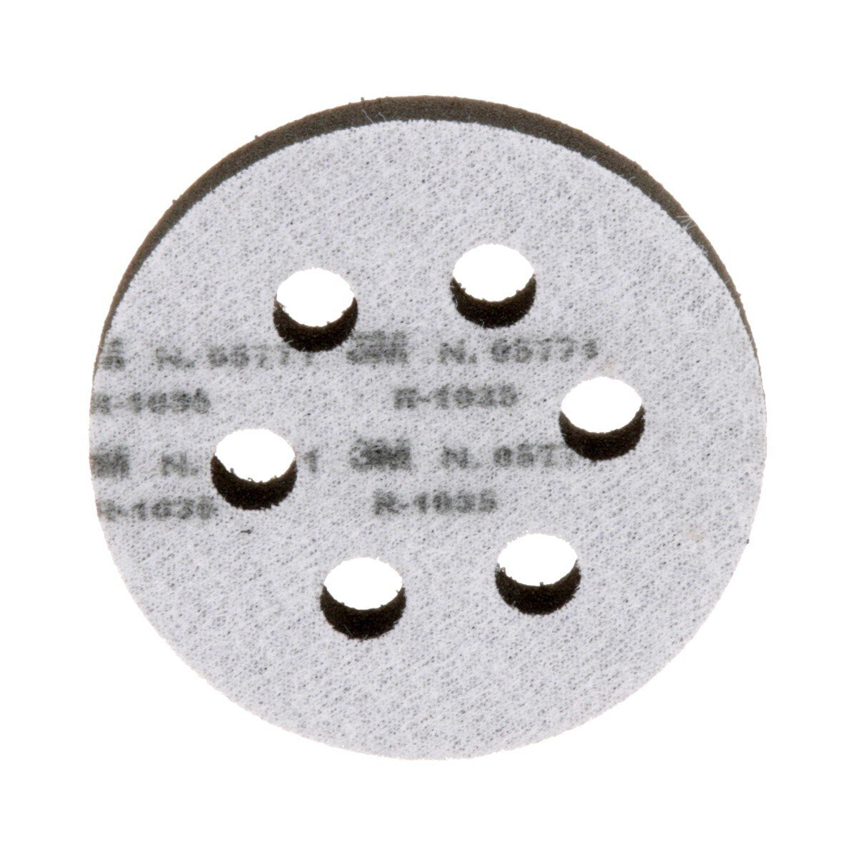 3M 05771 Hookit Soft Interface Pad, 3 in, Foam, 6-Hole, Soft Pad for Autobody Sanding (5771) (7000000490) - (10Pack)