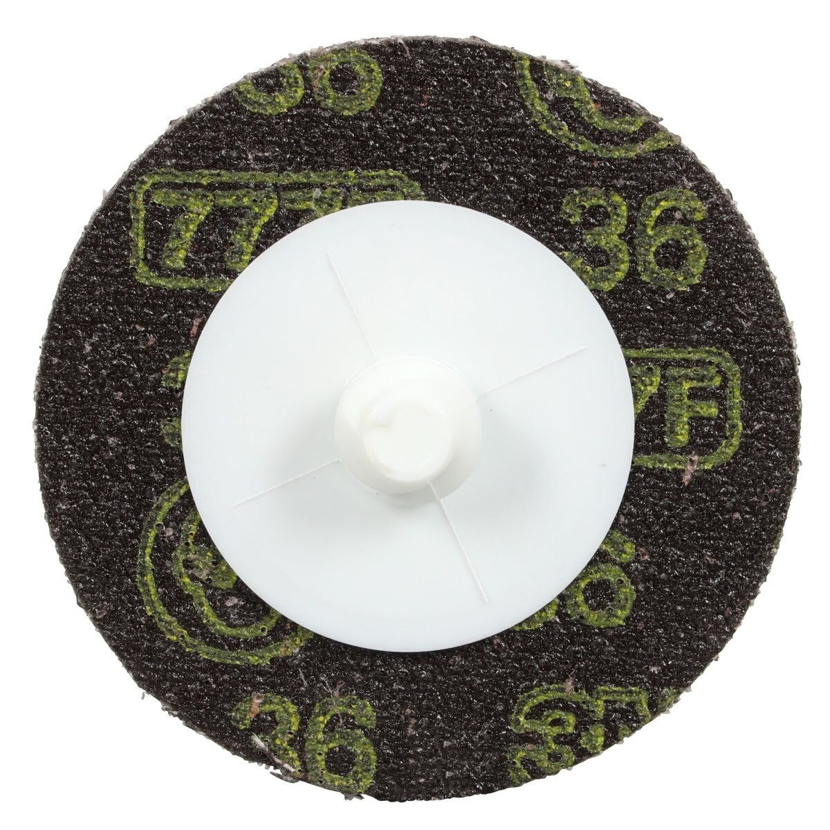 3M 777F Roloc Disc, TR Quick Change, Ceramic Aluminum Oxide 36 Grit, Orange, 2 in (7000000549) (200 Pack)