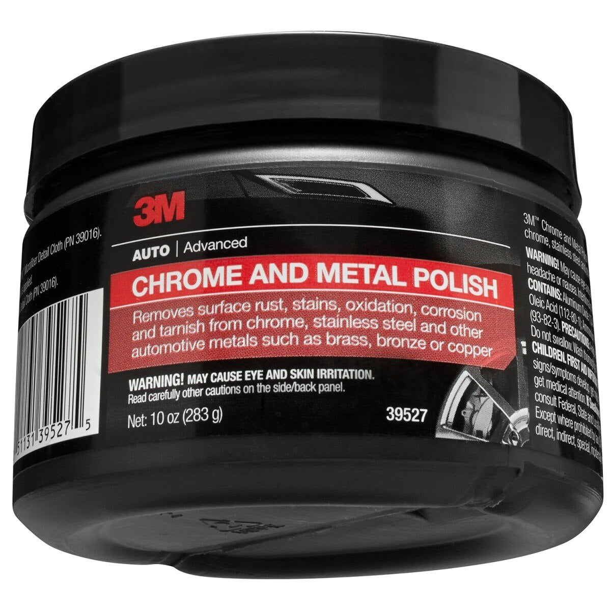 3M 39527 Chrome and Metal Polish, 10 oz for Wheels Trim and Bumpers (7000000594) - (6Pack) - 2