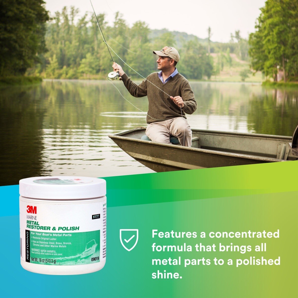 3M Metal Restorer and Polish, 18 oz Paste (00901) (7000000616) - (6Pack) - 8