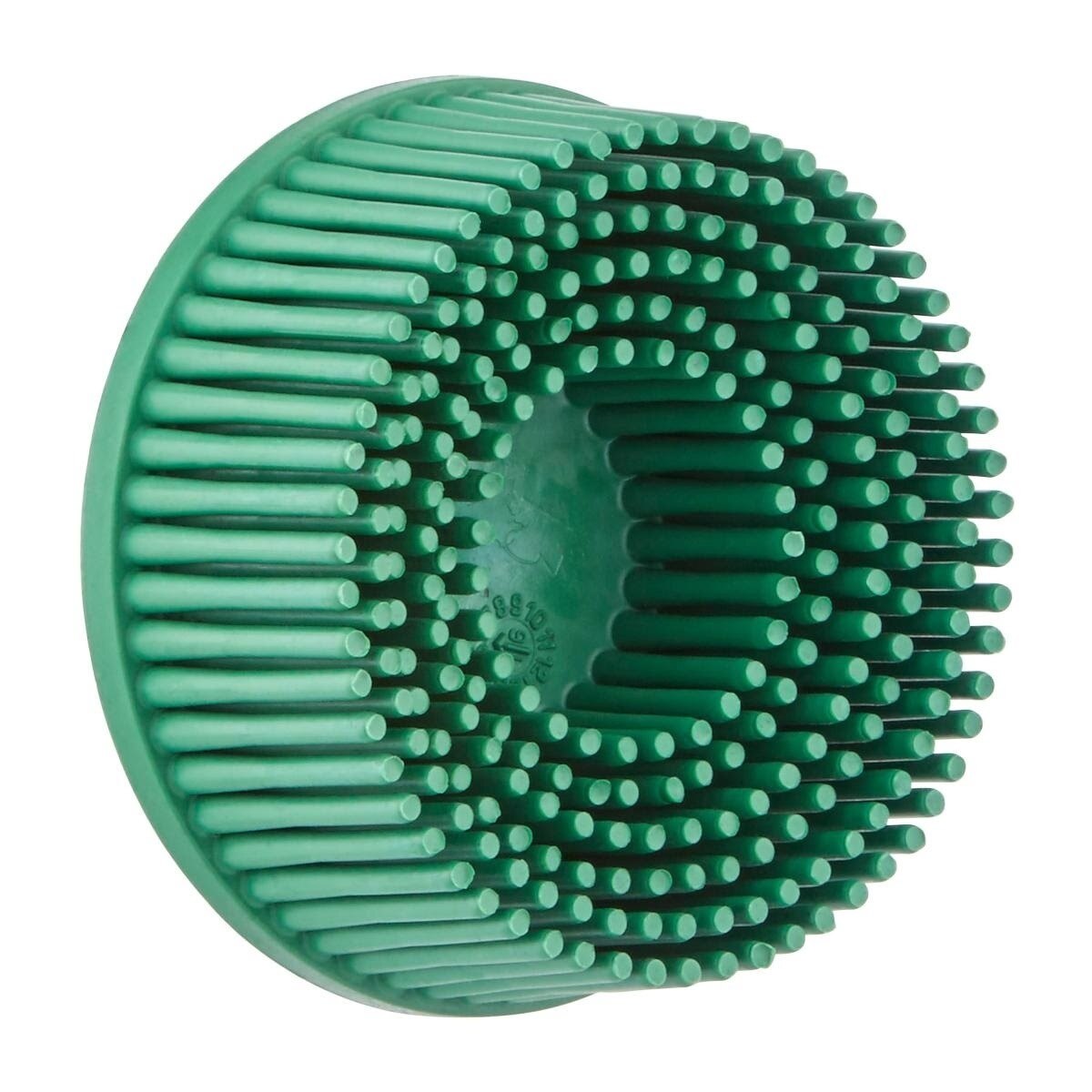 3M RD-ZB Scotch-Brite Roloc Bristle Disc, 50, TR, Green, 2 in x 5/8 in, Tapered (7000000742) (40 Pack)