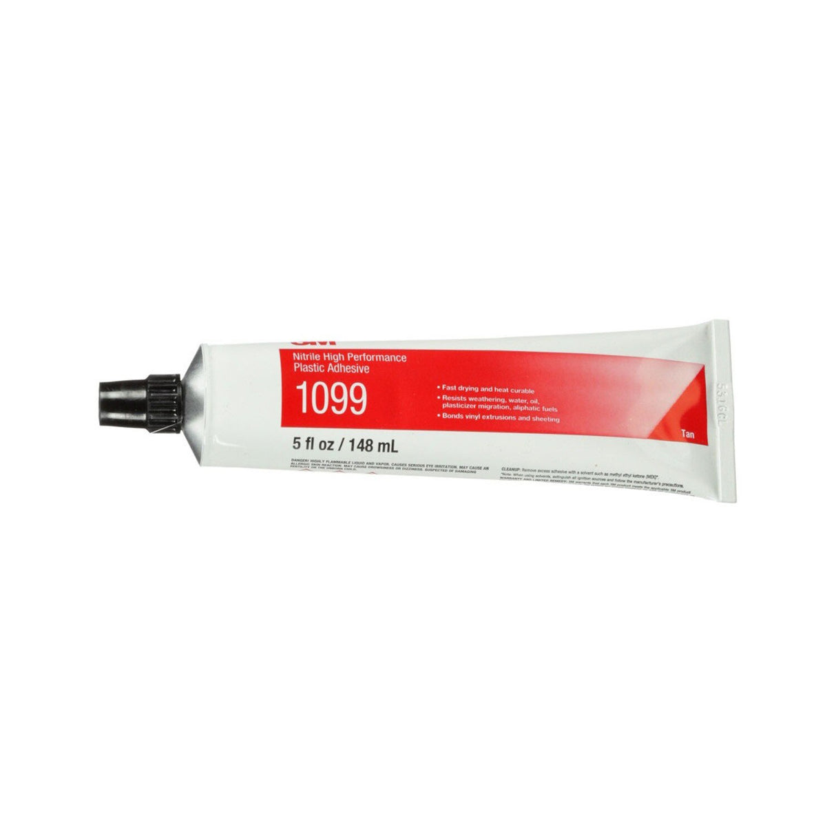 3M Nitrile High Performance Plastic Adhesive 1099, Tan, 5 fl oz Tube (1099) (7000000796) (Case of 36) - (36Pack) - 2