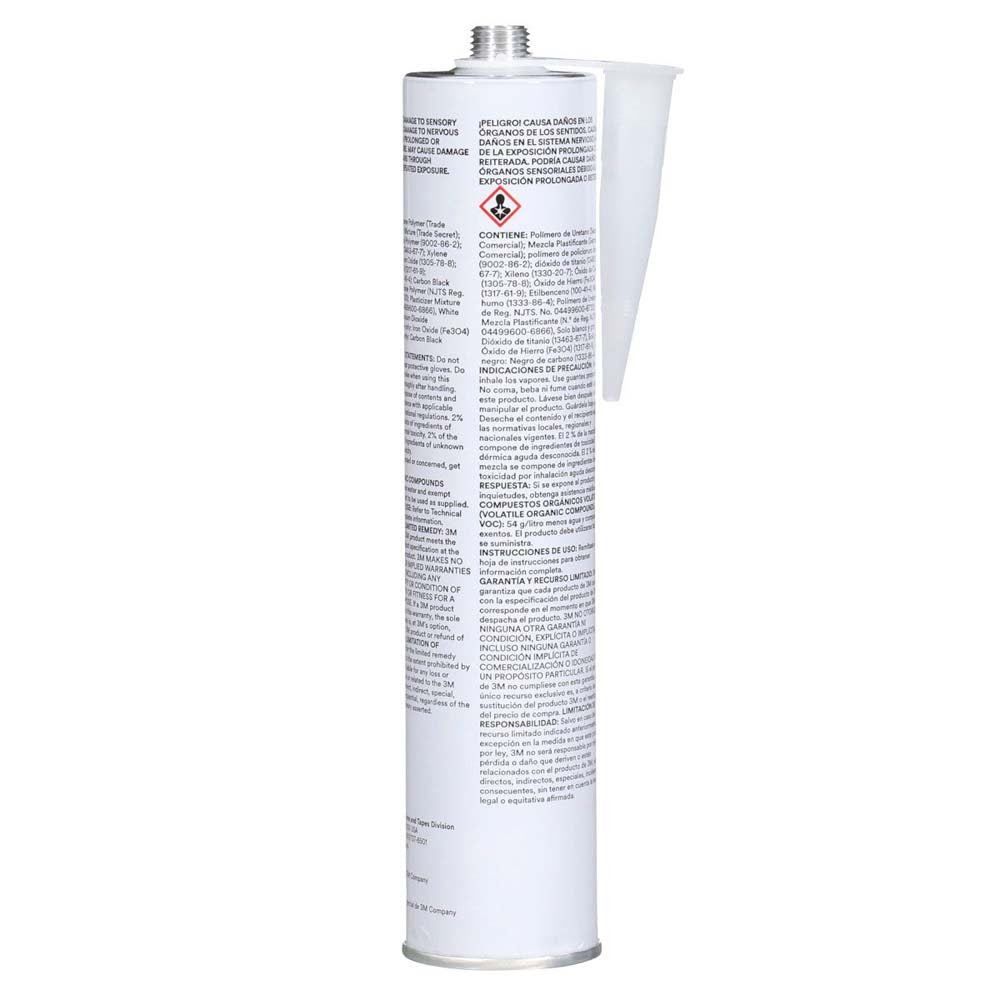 3M 540 Polyurethane Sealant White Cartridge 10.5 fl oz (7000000941) - 3