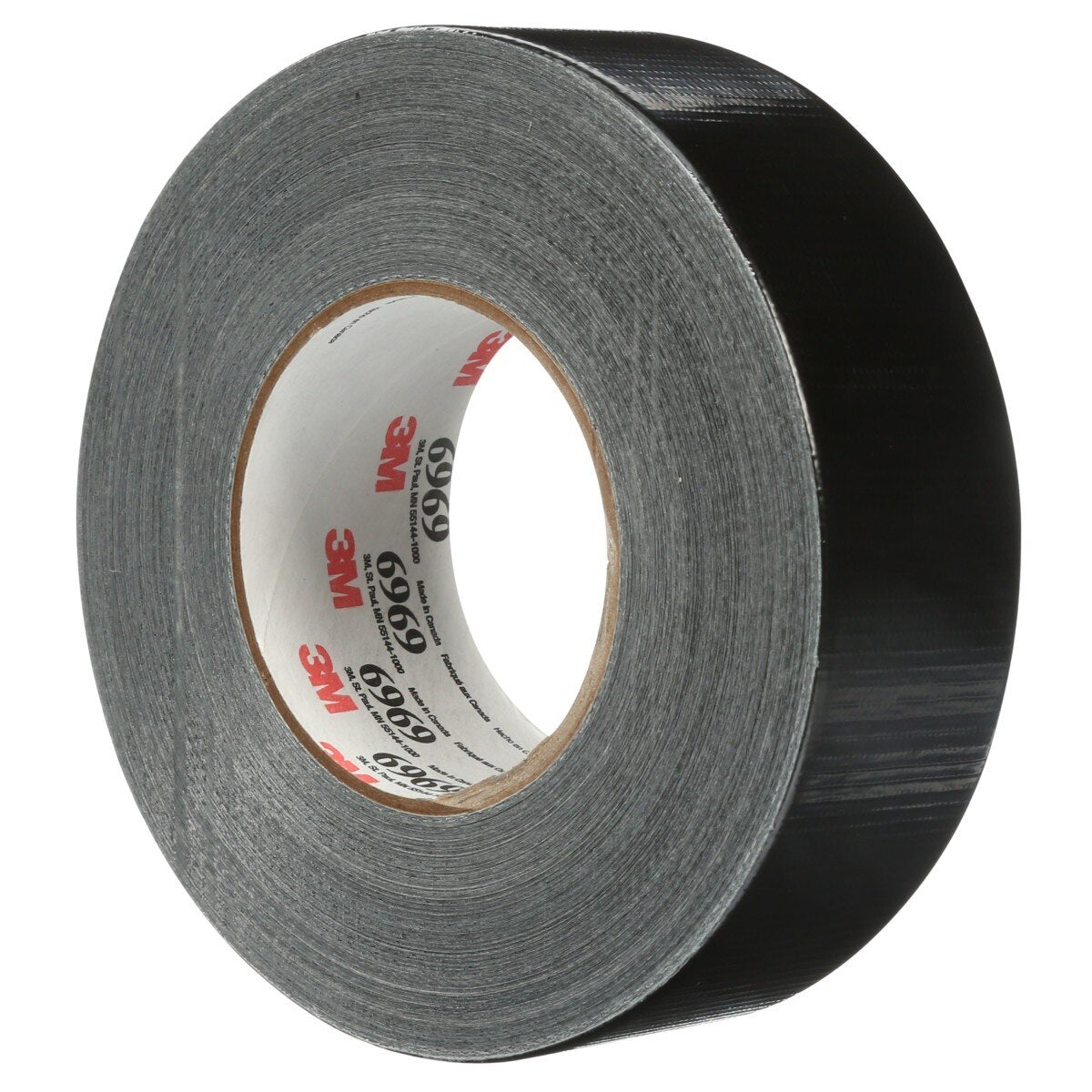 3M 6969 Extra Heavy Duty Duct Tape, Black, 48 mm x 54.8 m, 10.7 mil (7000001232) - (24Pack) - 2