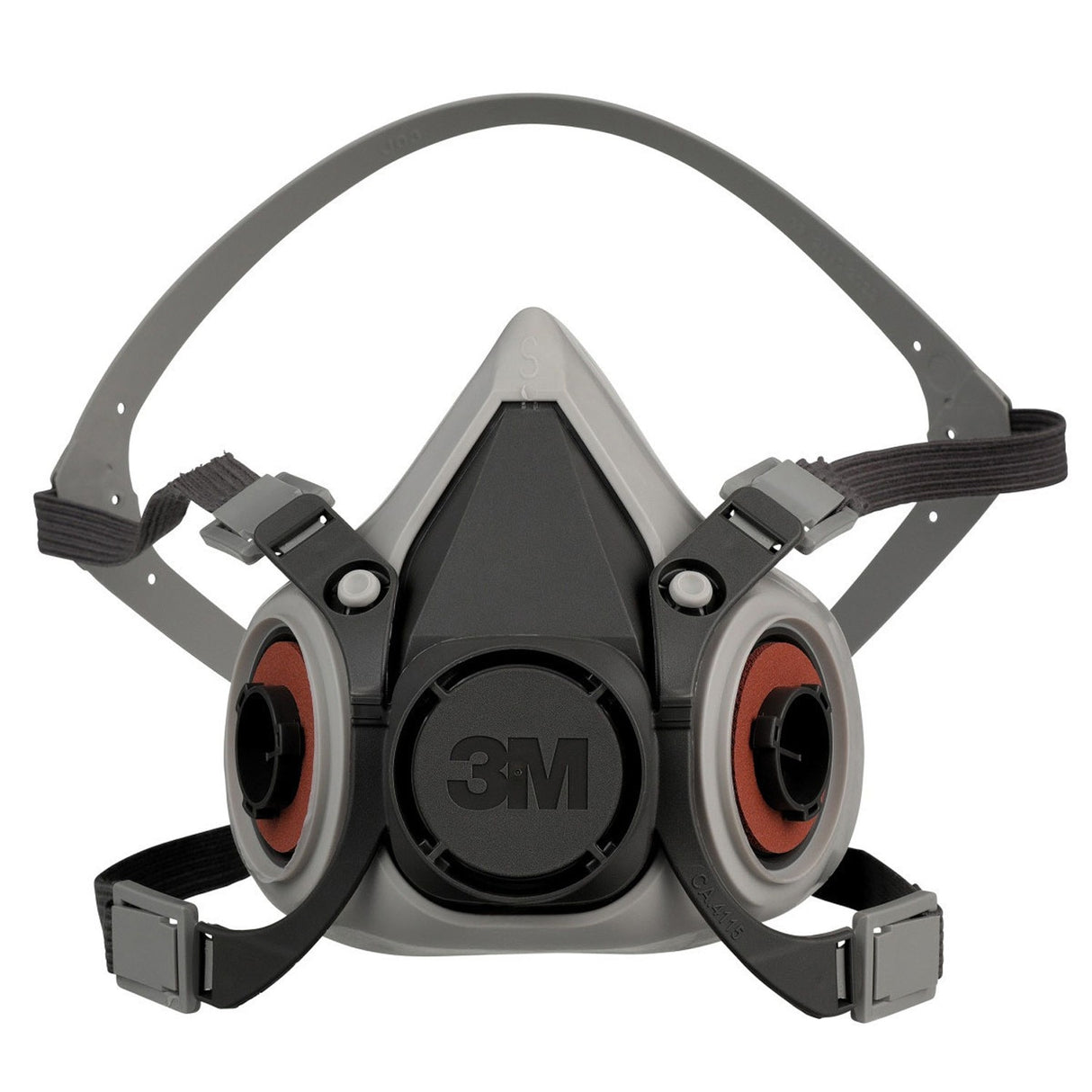 3M 6100 07024(AAD) Half Facepiece Reusable Respirator, Small, Bayonet Connections, NIOSH Approved, TPE (7000001932) (24 Pack) - 2