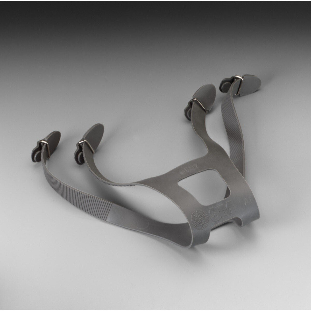 3M 37005 Head Harness Replacement for Full Facepiece Respirator 6000 Series, Gray, 4 Point (7000002035) - (5Pack)