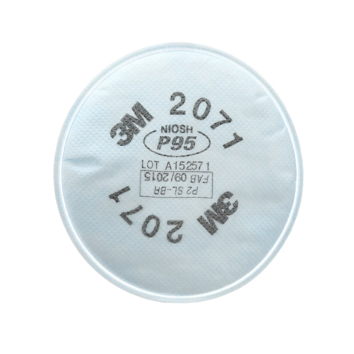 3M 2071 54356 Particulate Filter P95 Bayonet Reusable Respirator Filter (7000002058) (100 Pack)