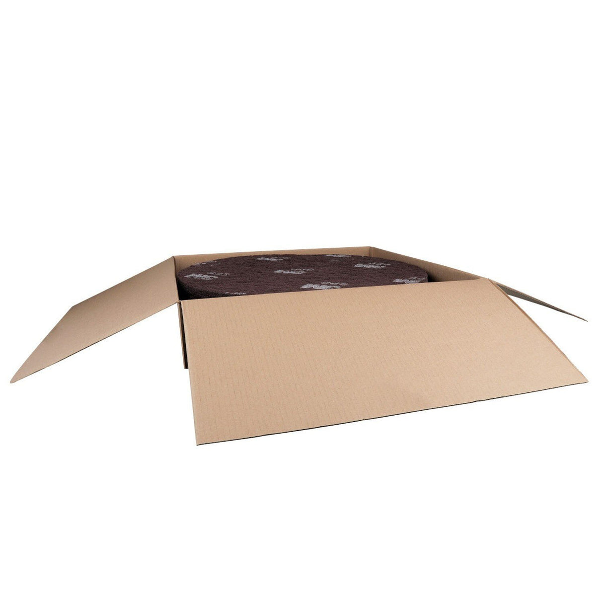 3M Scotch-Brite Surface Preparation Pads, Brown, 20 in, Center Hole (SPP20) (7000002195) (Case of 10) - (10Pack) - 4