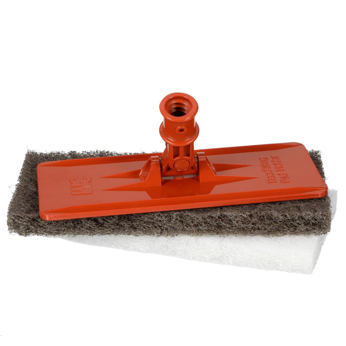 3M 6472 Doodlebug Pad Holder Starter Kit with Pads, Orange, 8.937 in x 3.74 in (7000002232) - (4Pack) - 5