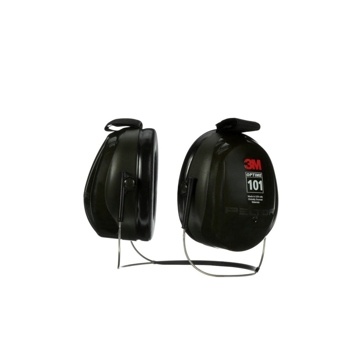 3M 7000002329 PELTOR Optime 101 Behind-the-Head Earmuffs, 26 dB NRR, H7B (10 Pack) - 2