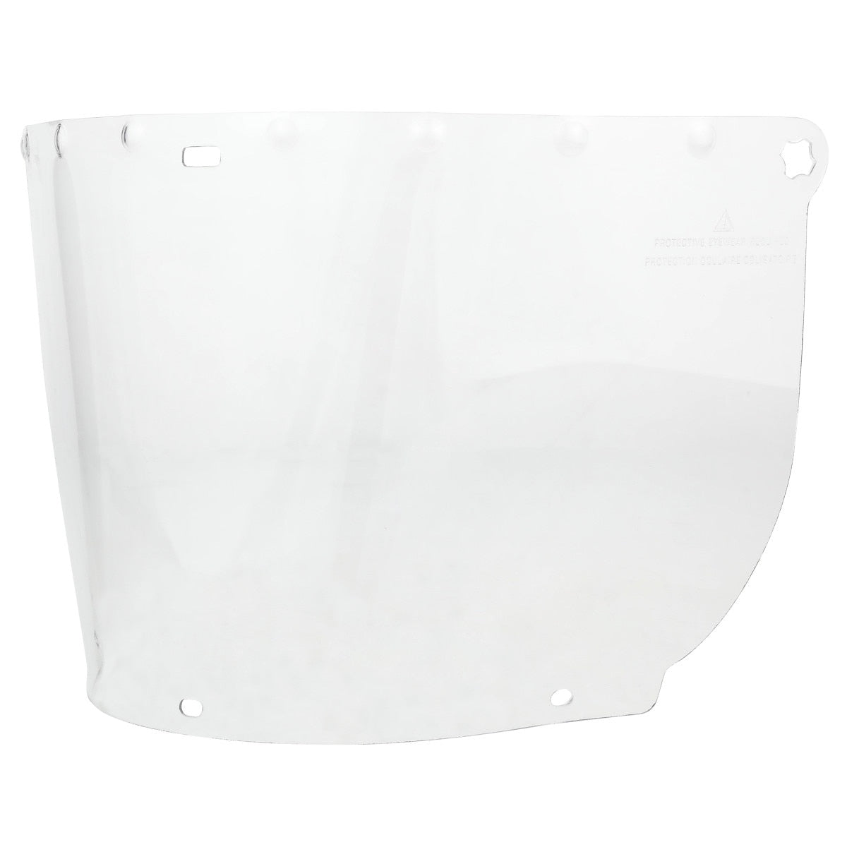 3M 82543-00000 Clear Polycarbonate Faceshield Window, Flat, Transparent, 14.5 in x 7.5 in (WP98) (7000002337) - (10Pack) - 2