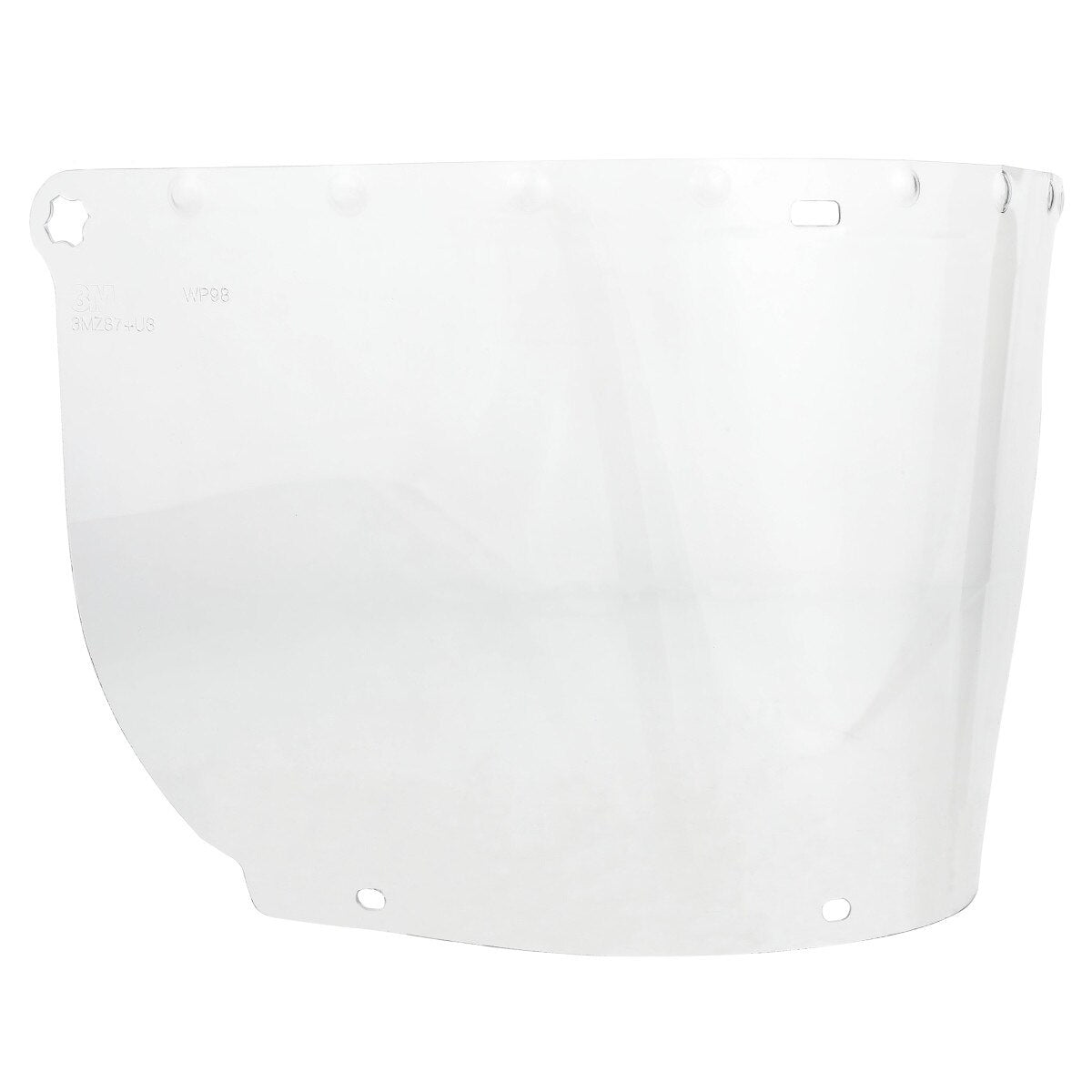 3M 82543-00000 Clear Polycarbonate Faceshield Window, Flat, Transparent, 14.5 in x 7.5 in (WP98) (7000002337) - (10Pack) - 4