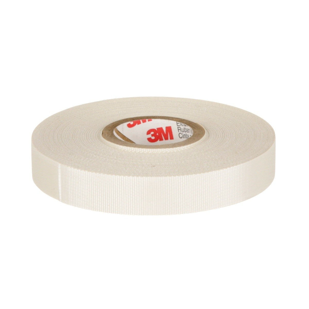 3M 27-1/2"X66' Scotch Glass Cloth Electrical Tape, 1/2 in x 66 ft, 7 mil, White, Rubber Adhesive, High Temperature (7000005814) - 8