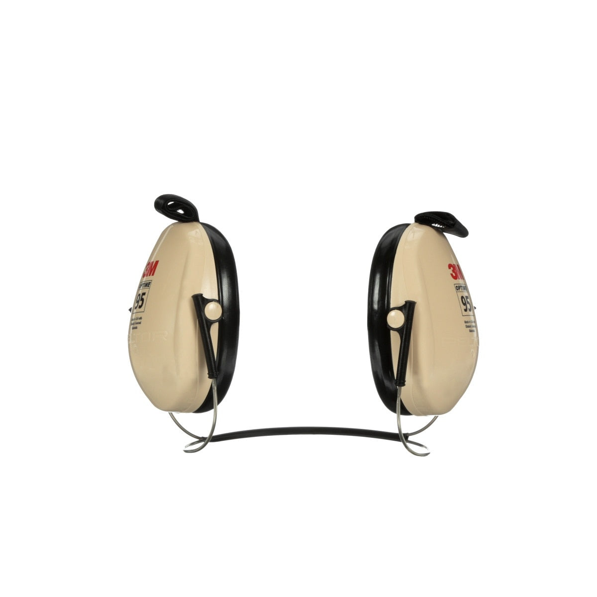 3M 7000009666 PELTOR Optime 95 Behind-the-Head Earmuffs, 21 dB NRR, Adjustable Earcups, Beige (10 Pack) - 6