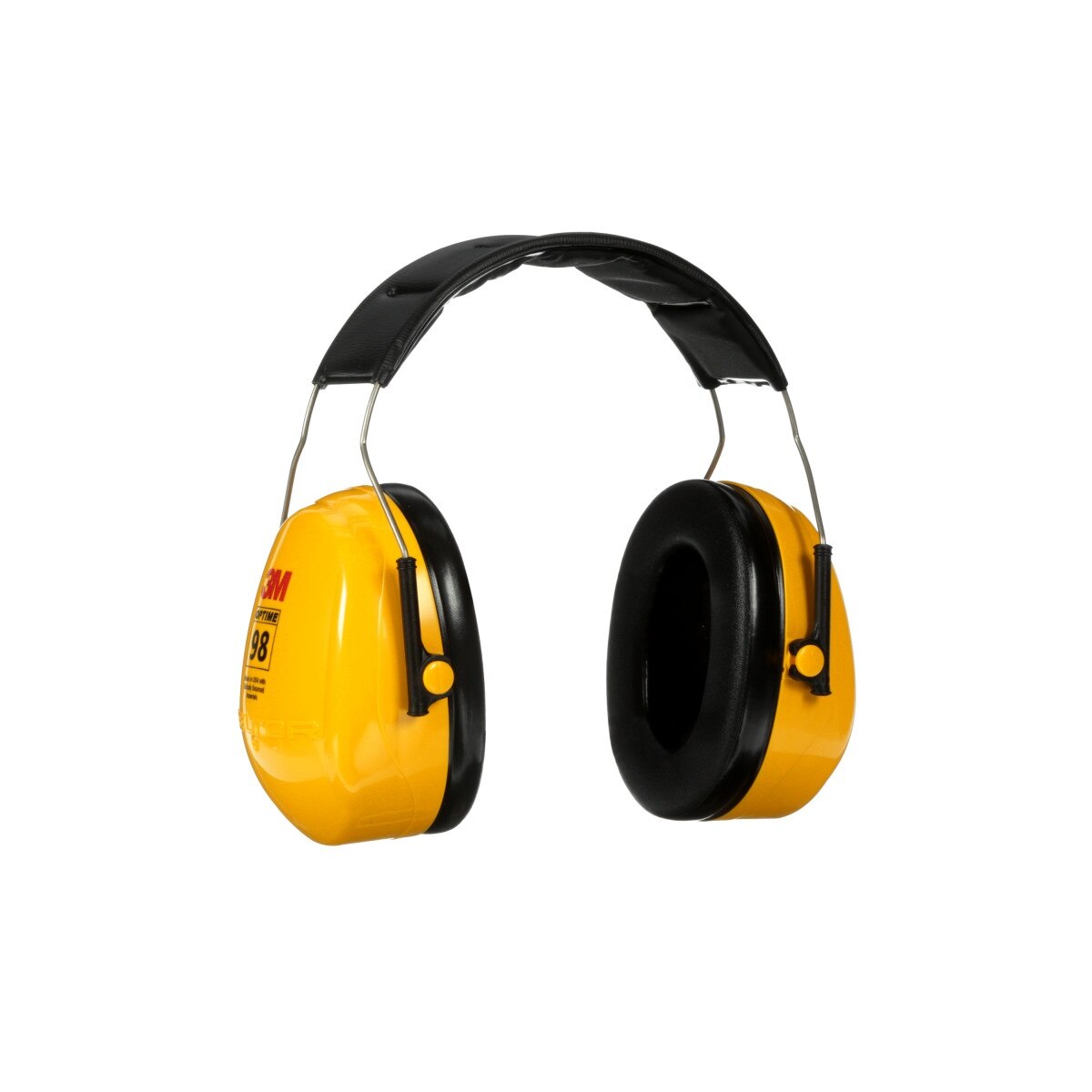 3M 7000009670 PELTOR Optime 98 Over-the-Head Earmuffs 25 dB NRR (1 Count) - (10Pack) - 3
