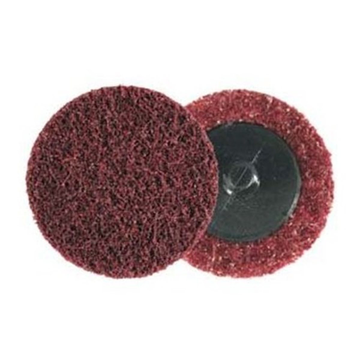 3M SC-DR Scotch-Brite Roloc Surface Conditioning Disc, TR, Aluminum Oxide Medium, Maroon, 1 in (7000021280) (200 Pack) - 3