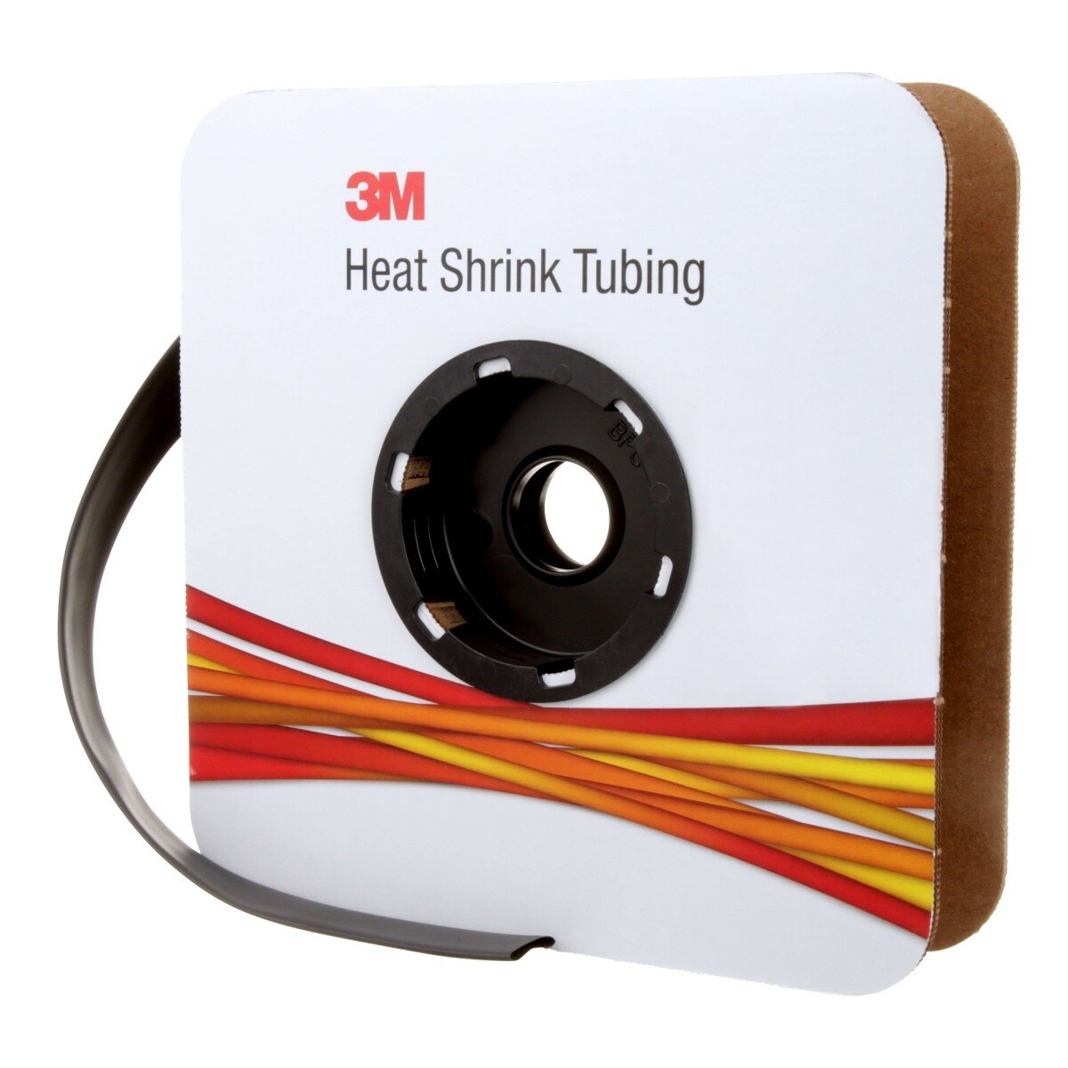 3M FP0.500BK100'S Heat Shrink Thin-Wall Tubing FP-301, 2 to 1 Shrink Ratio, Black, 1/2 in, 100 ft Spool (7000021421) (300 Pack) - 3