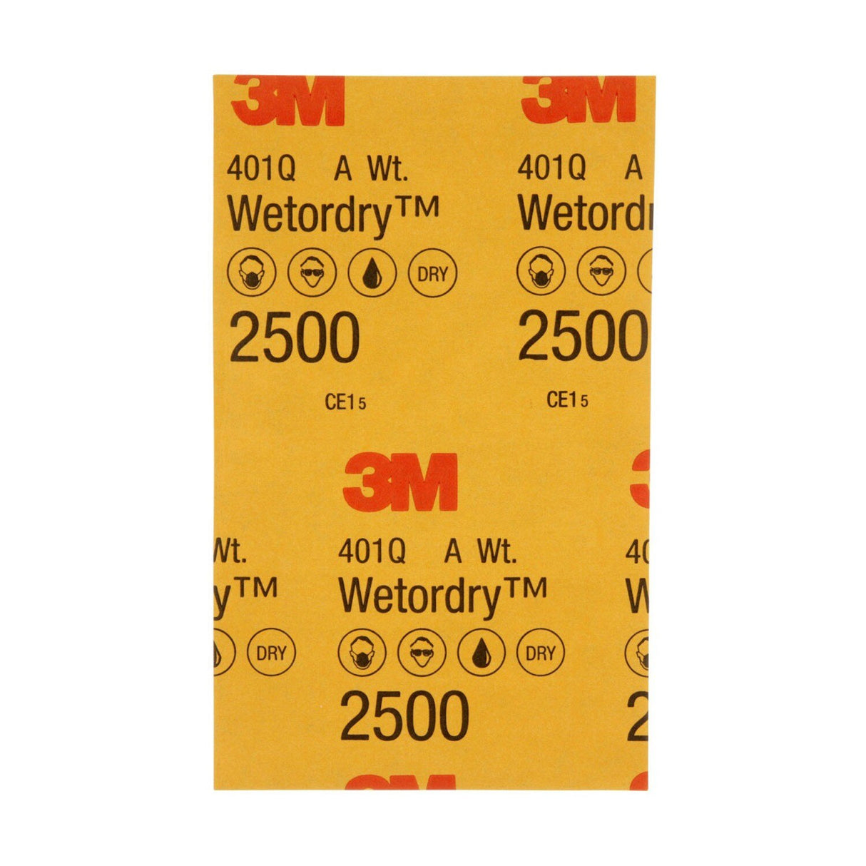 3M 401Q 02045 Wetordry Abrasive Sheet, 2500 Grit, Black, 5 1/2 in x 9 in (7000028117) (250 Pack) - 8