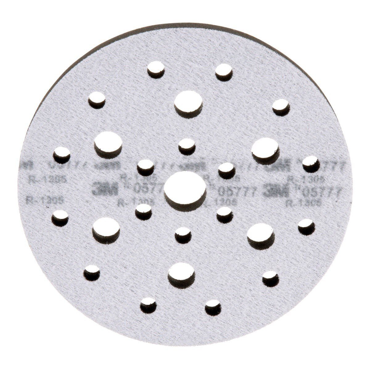 3M 05777 5777 Hookit Soft Interface Pad, Gray Foam, Hole Pattern, 6 in x 1/2 in x 3/4 in, Auto Body Sanding (7000028239) - (10Pack) - 5