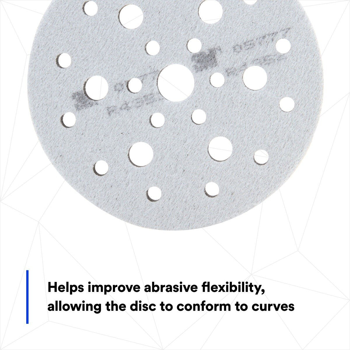 3M 05777 5777 Hookit Soft Interface Pad, Gray Foam, Hole Pattern, 6 in x 1/2 in x 3/4 in, Auto Body Sanding (7000028239) - (10Pack) - 8