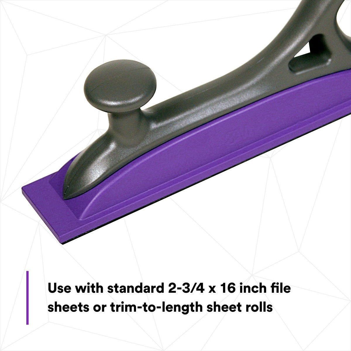 3M 05209 Hookit Dust Free Sanding Block, Purple, 70 mm x 396 mm (7000028312) - 10