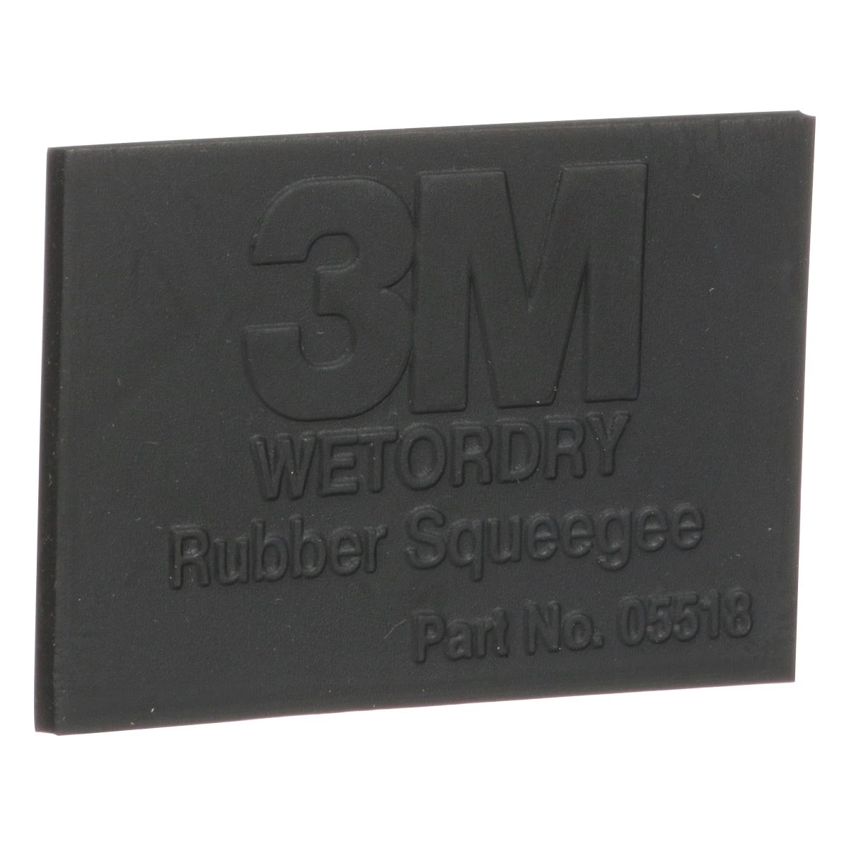 3M 05518 Rubber Squeegee, Firm, Black, 2 in x 3 in (7000028349) (50 Pack)