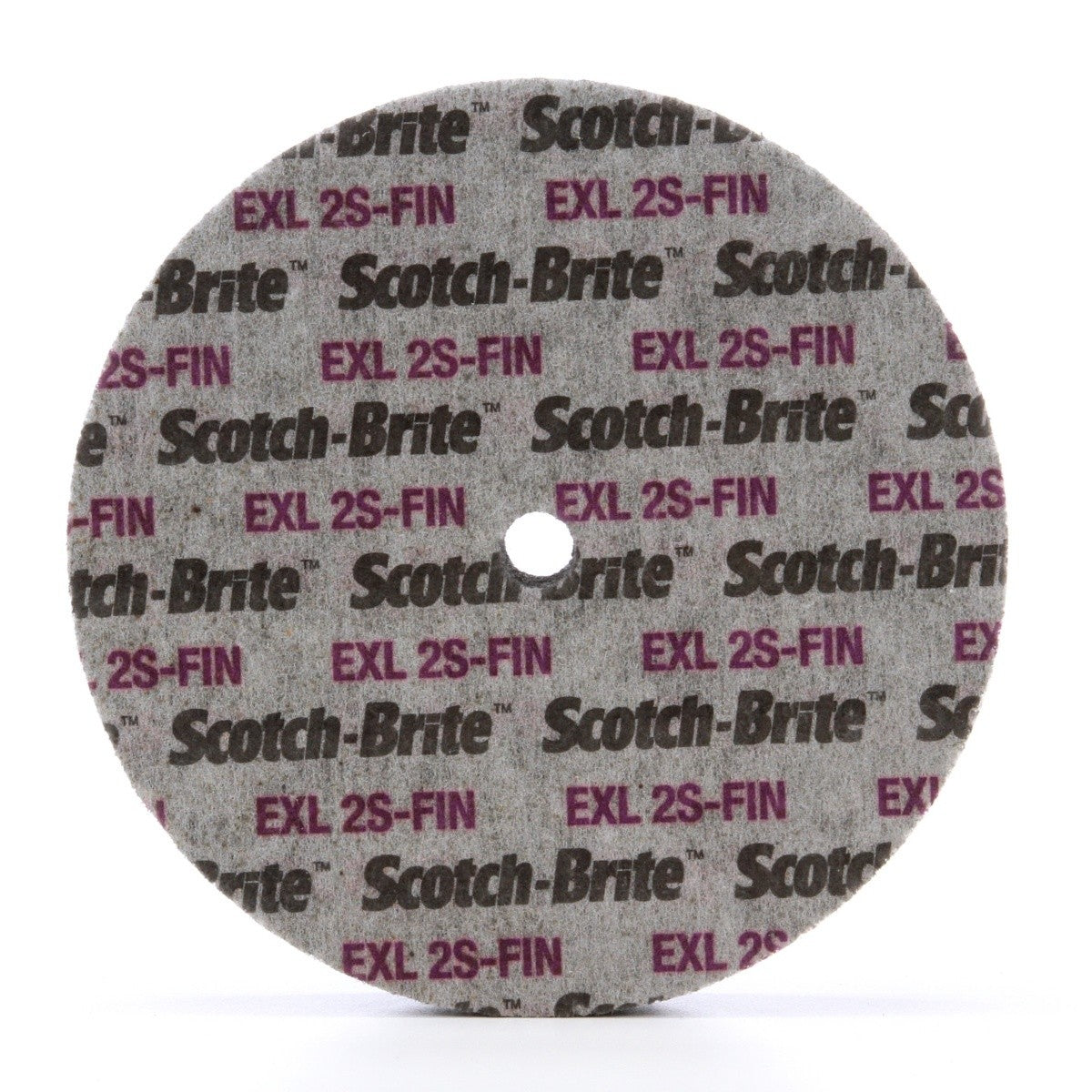 3M XL-UW Scotch-Brite EXL Unitized Wheel, 2S Fine, Silicon Carbide, Gray, 6 in x 1/2 in x 1/2 in (7000028478) (4 Pack)