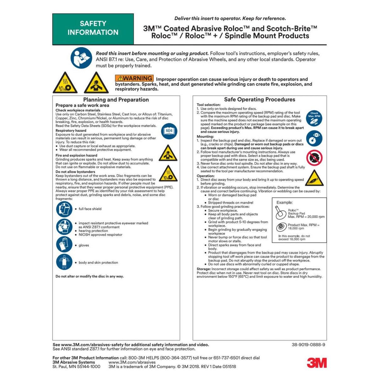 3M SC-DR 07480 Scotch-Brite Roloc Surface Conditioning Disc TR Coarse 2 in (7000028507) (100 Pack) - 7