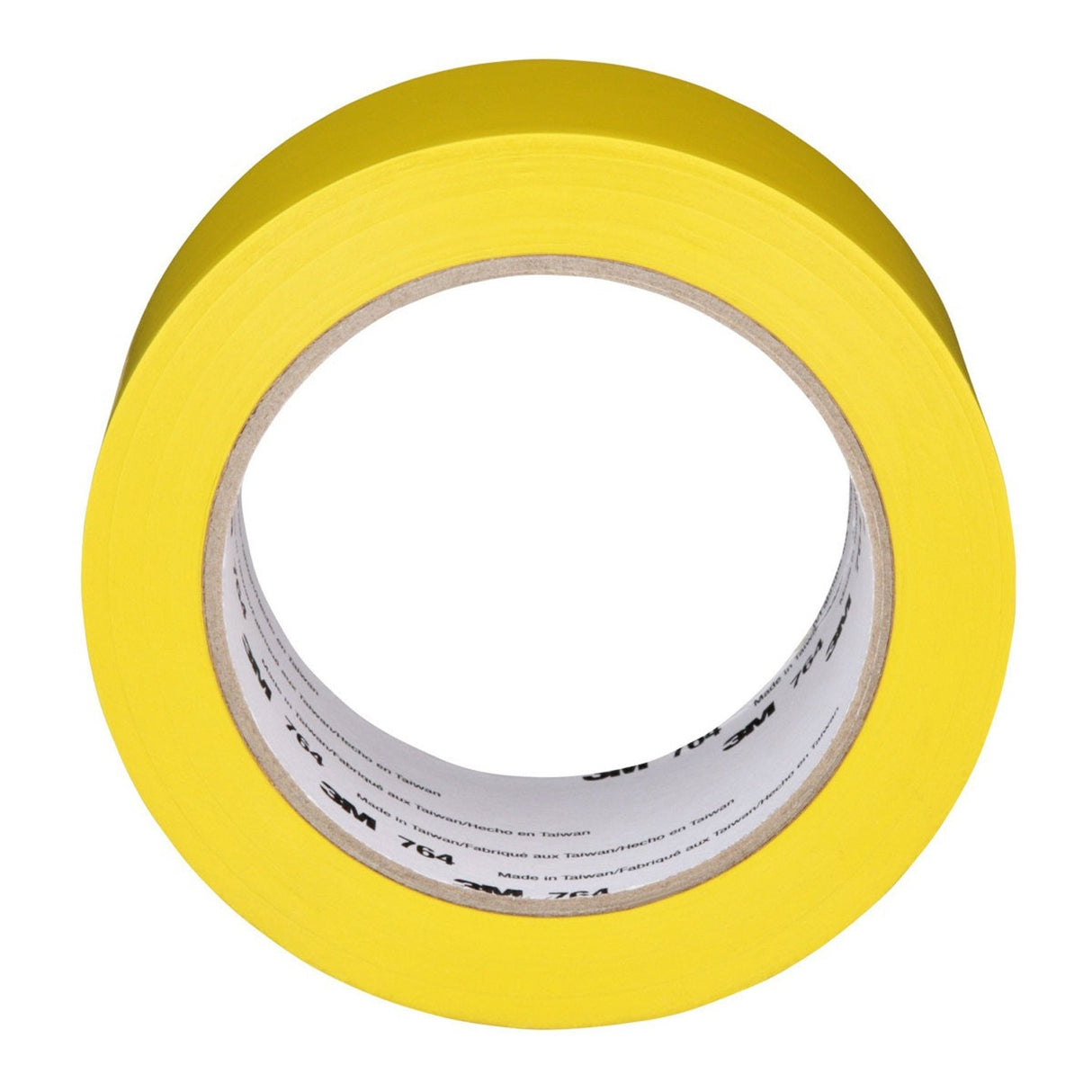 3M 764 General Purpose Vinyl Tape Yellow 2 in x 36 yd 5 mil Light Traffic Floor Marking and Color Coding (7000028954) - 4