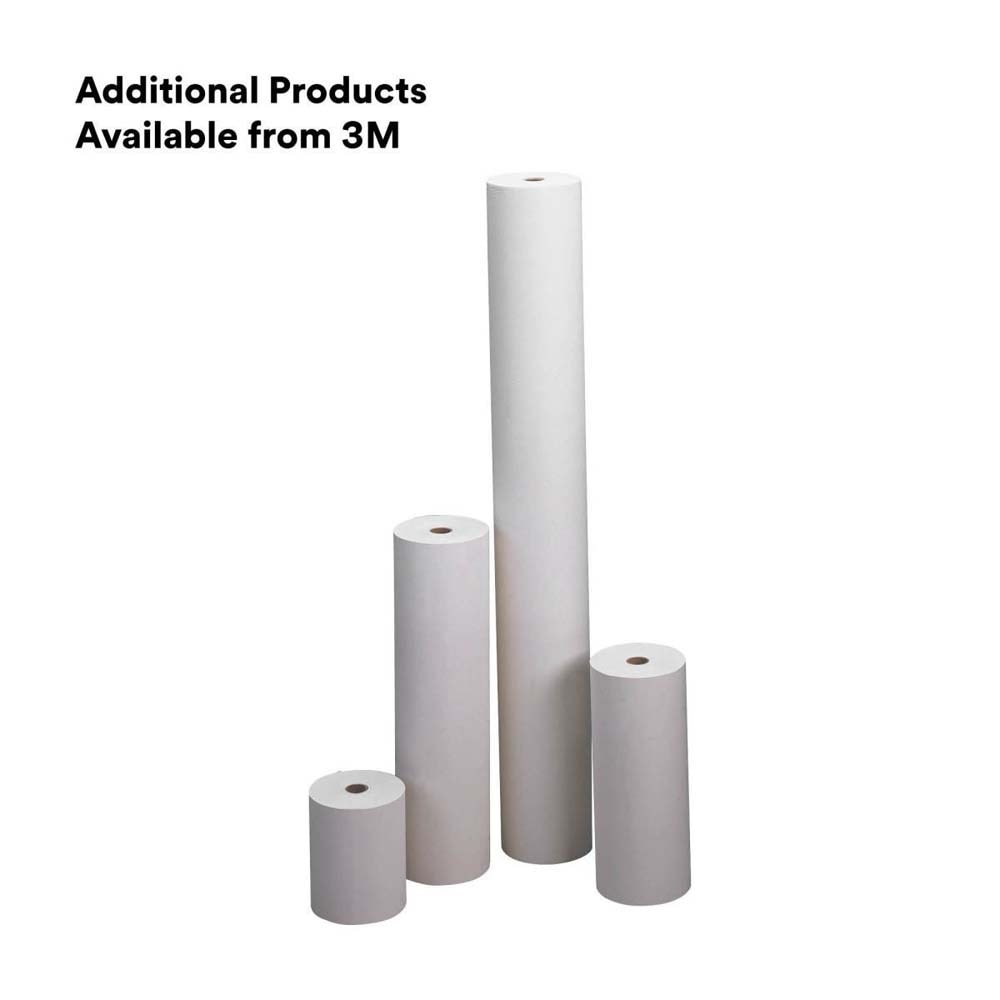 3M 06539 White Masking Paper, 18 in x 750 ft (7000029607) (2 Pack) - 7