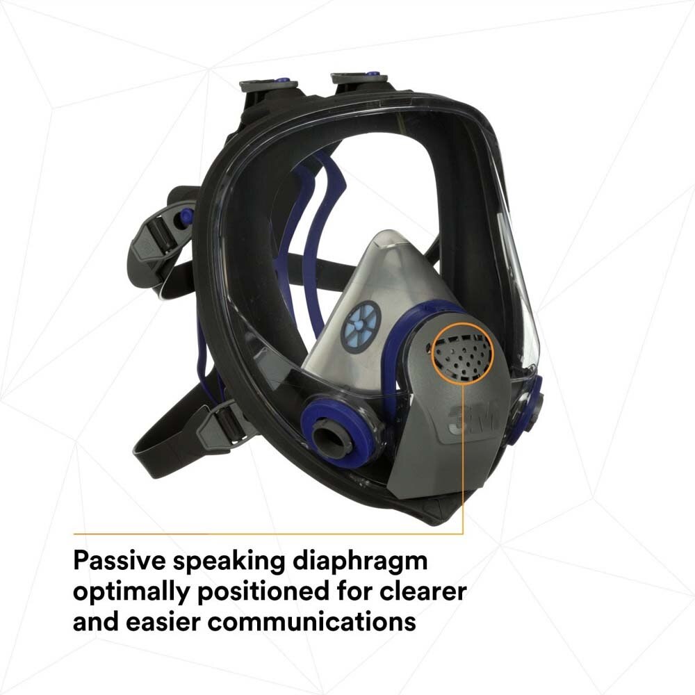 3M FF-401 Ultimate FX Full Facepiece Reusable Respirator , Small (7000029940) - (4Pack) - 7