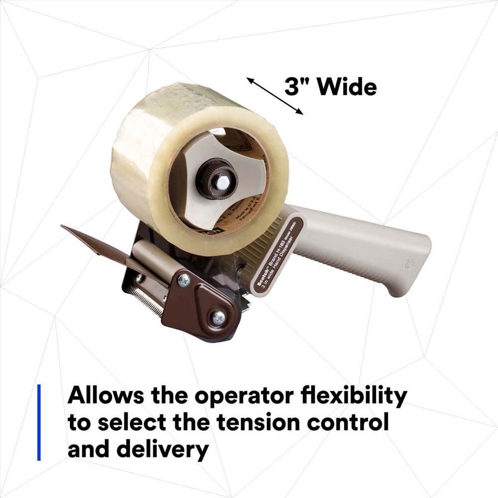 3M H183 3 Inch Box Sealing Tape Hand Dispenser for Packaging and Shipping (7000031099) - 5