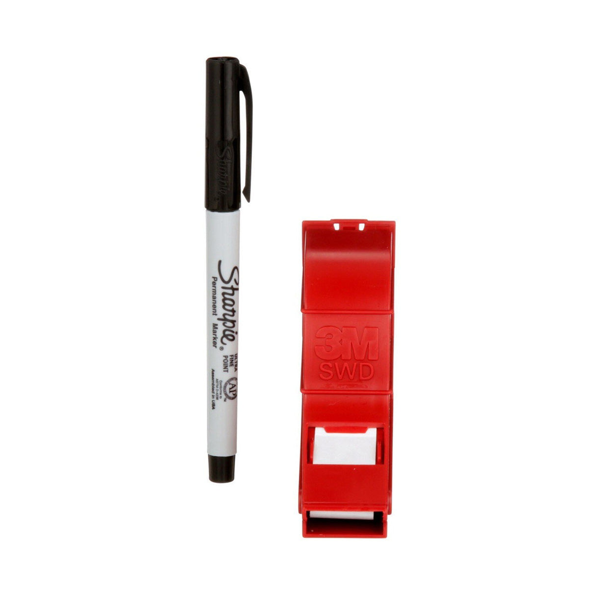 3M ScotchCode Wire Marker Write-On Dispenser with Tape and Pen, 0.75 in x 1.375 in (SWD) (7000031501) - (10Pack) - 2