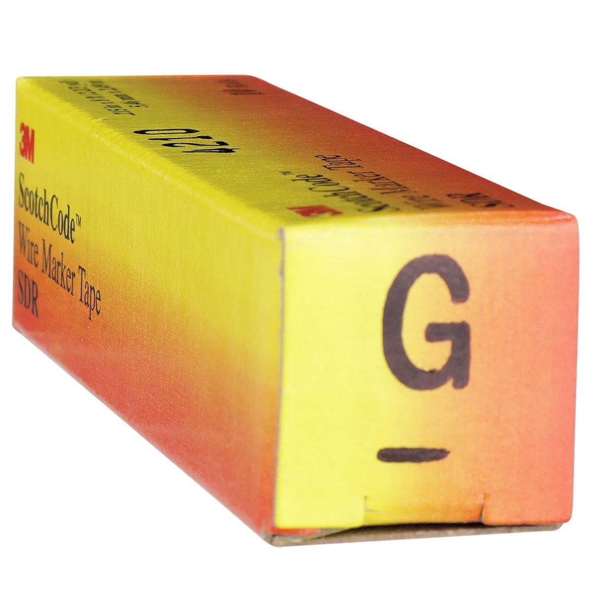 3M SDR-G Wire Marker Tape Refill Roll, Pre-Printed Letter G, White (7000031522) (10 Pack) - 6