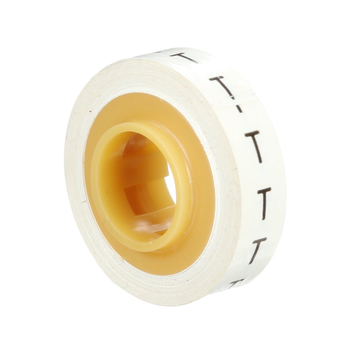 3M SDR-T Wire Marker Tape Refill Roll Legend T White (7000031535) (50 Pack) - 4