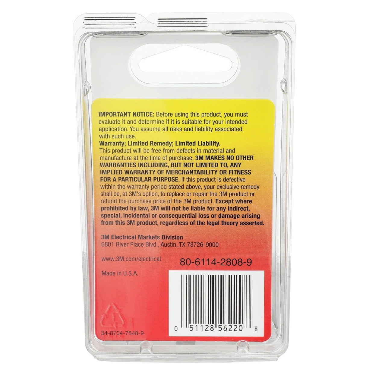 3M ScotchCode Refill Roll, Wire Marker Tape, White, 0.75 in x 1.375 in (SWD-R) (7000031766) - (10Pack) - 3