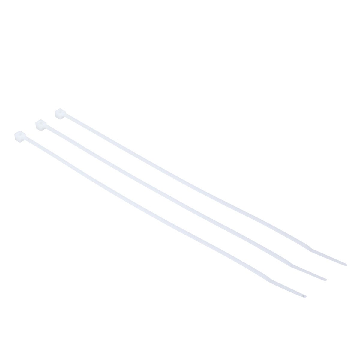 3M CT8NT18-M Miniature Cable Tie, Natural, Nylon 6/6, 18 lbs, 3/32 in x 8-3/32 in (7000031852) (10000 Pack) - 3