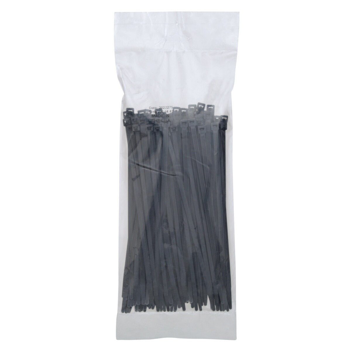 3M CT8BK50-C Cable Tie, Standard Nylon, Black, 8 in, 50 lb Tensile Strength (7000031853) (1000 Pack) - 5