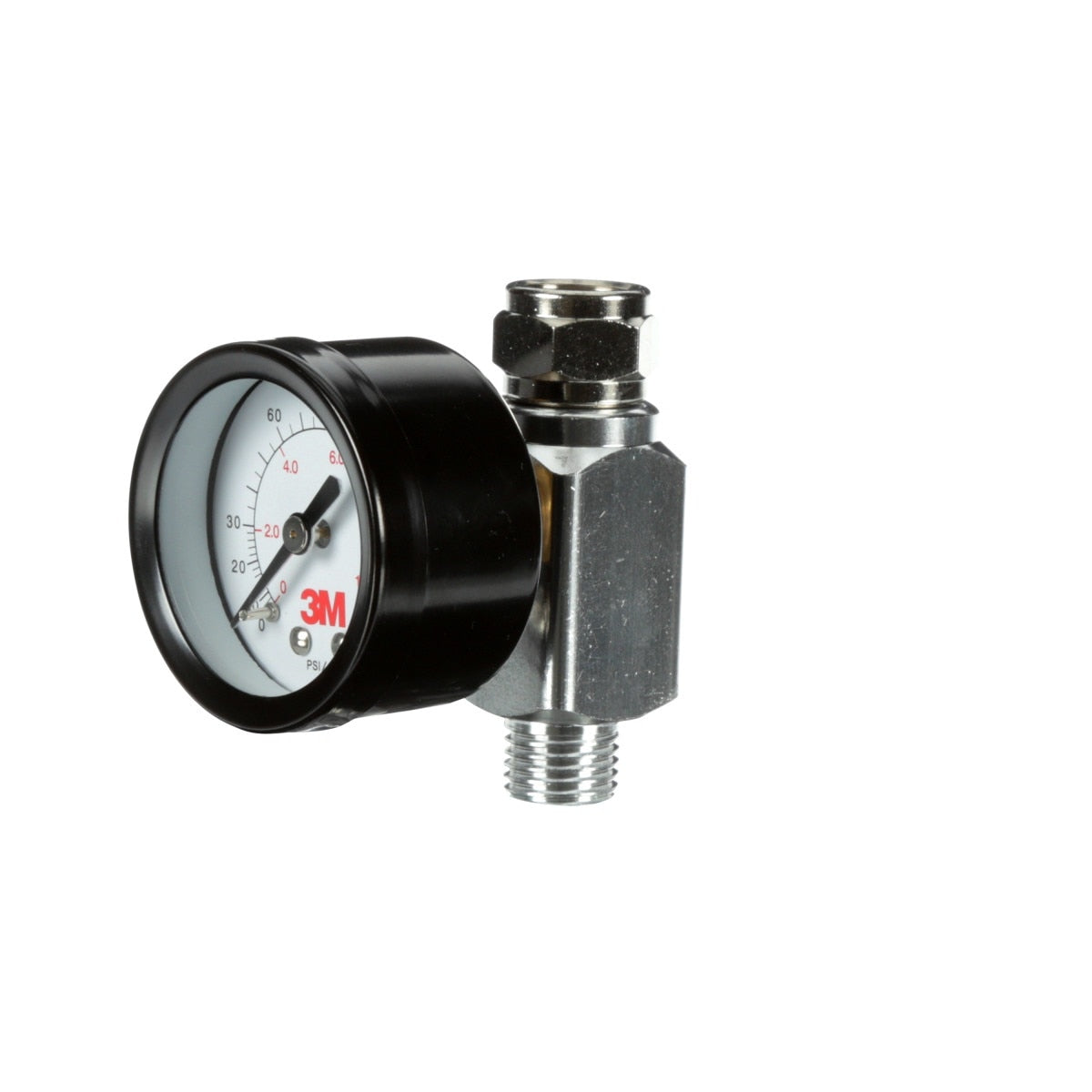 3M 16573 Accuspray Regulator and Air Flow Control Valve with Pressure Gauge (7000042715) - 2
