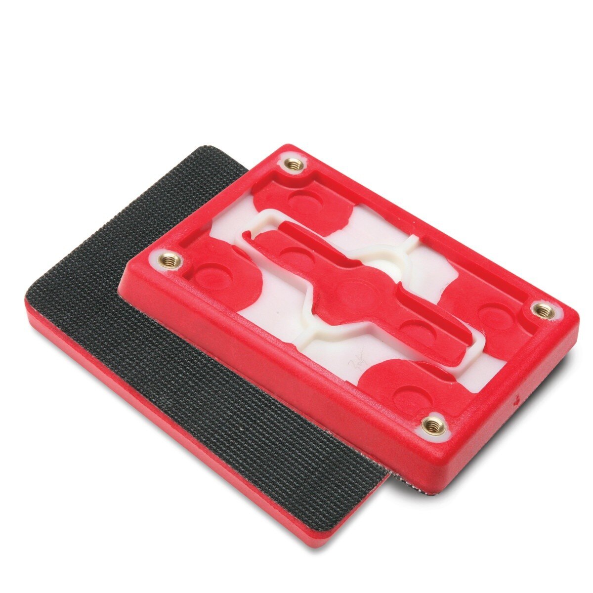3M Hookit Pad Red Foam Sheet Back-up Pad 3 in x 4 in x 1/2 in (20433) (7000045010) - (10Pack) - 4