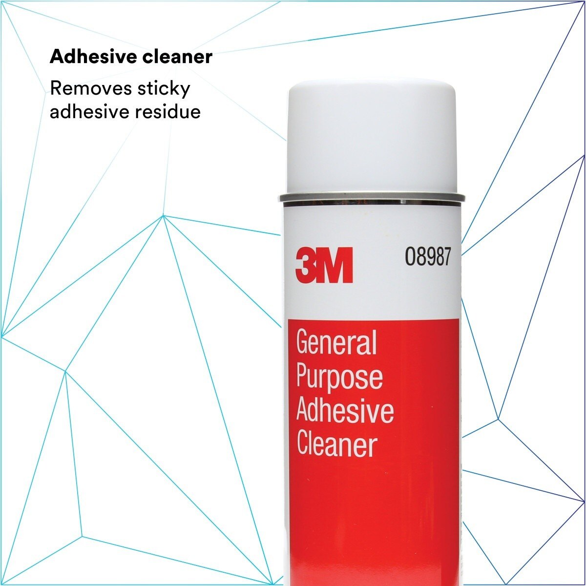 3M 08987 General Purpose Adhesive Cleaner, Aerosol Can, Transparent Liquid, 15 fl oz (7000045467) - (12Pack) - 9