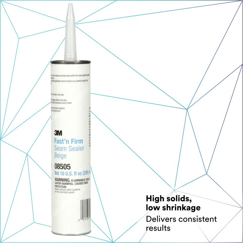 3M 08505 Fast N Firm Seam Sealer, Fast Setting, Paintable In 45 Minutes, Cartridge (7000045495) - 7