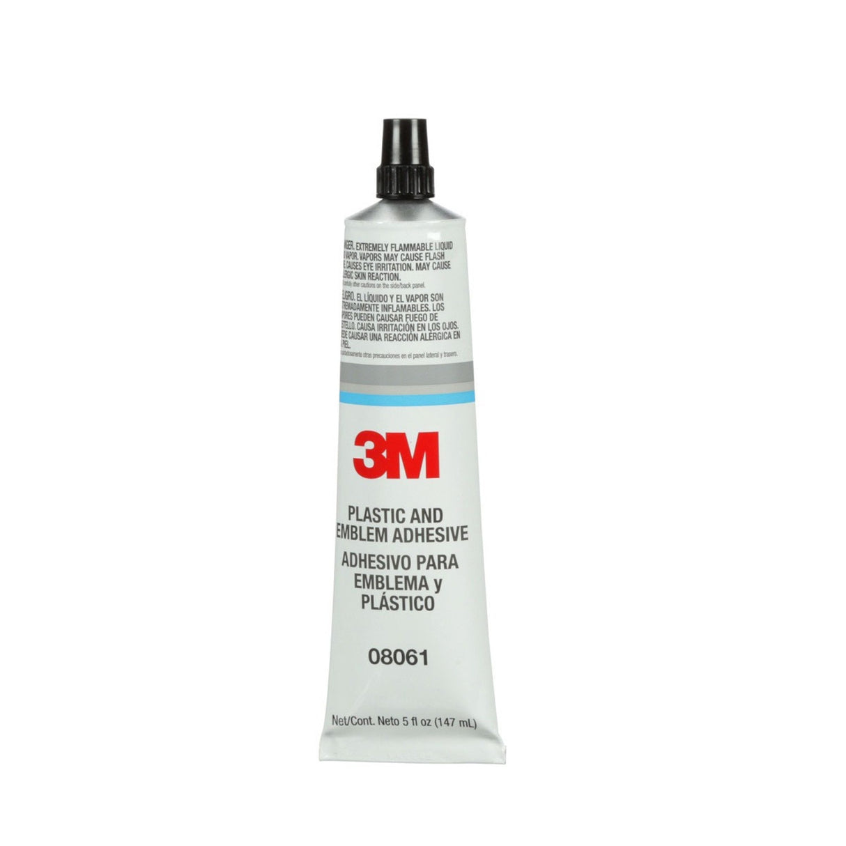 3M 08061 Plastic and Emblem Adhesive Transparent 5 oz Tube for Plastic and Metal Emblems (7000045518)