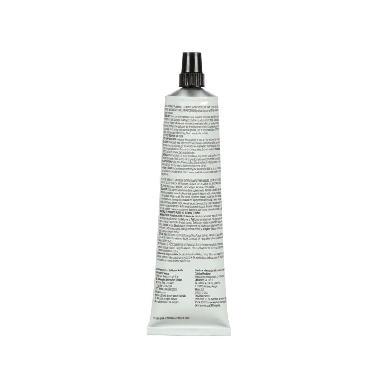 3M 08061 Plastic and Emblem Adhesive Transparent 5 oz Tube for Plastic and Metal Emblems (7000045518) - (6Pack) - 3