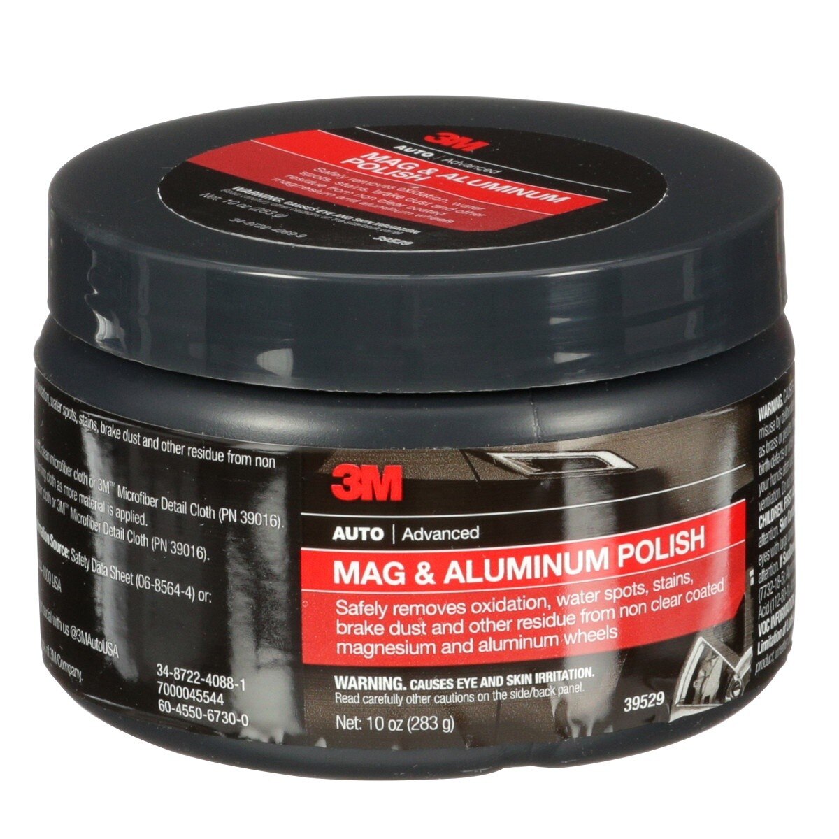 3M Mag and Aluminum Polish, Paste, Pink, 10 oz (39529) (7000045544) - (6Pack)