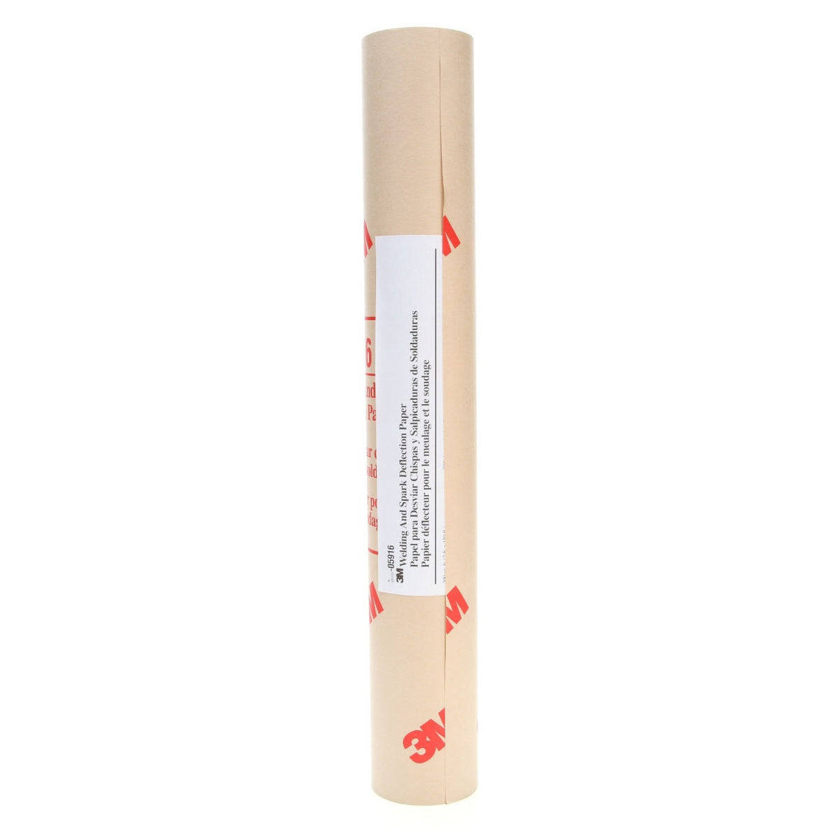 3M 05916 Welding and Spark Deflection Paper, Flame Retardant, Adhesive Backing, Repositionable, Brown, 24 in x 150 ft (7000045694) (2 Pack) - 4