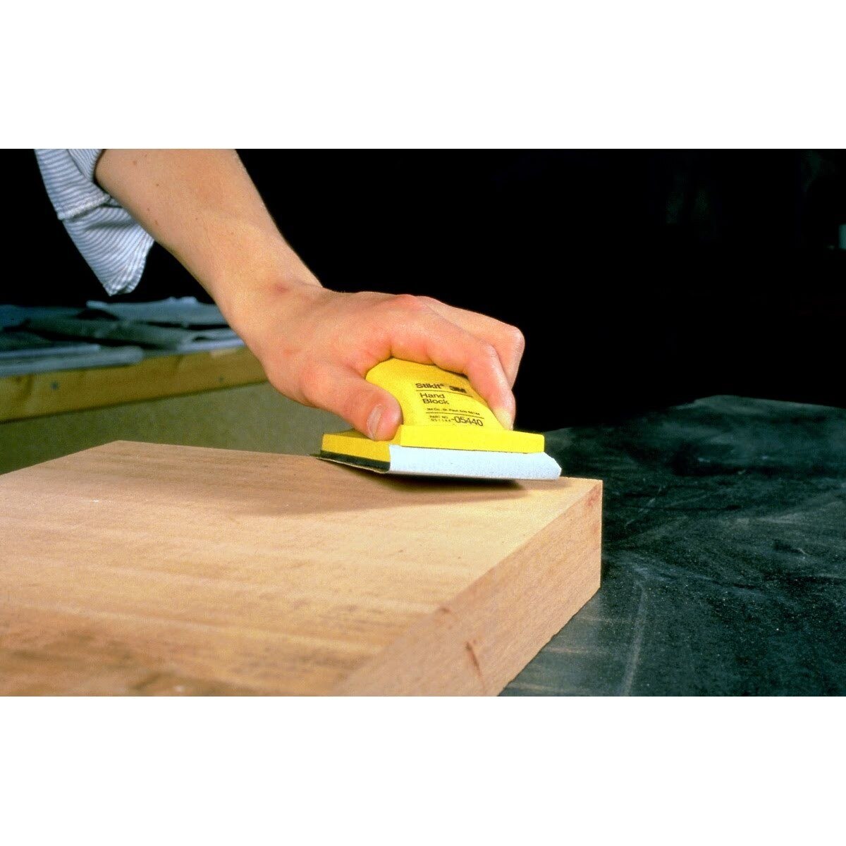 3M Stikit Hand Block, Hard, Yellow, 2.75 in x 5 in (05440) (7000045764) - (10Pack) - 2