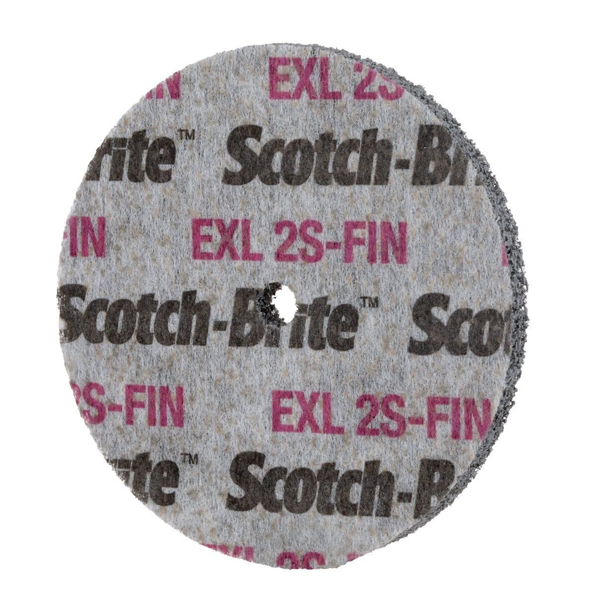 3M XL-UW Scotch-Brite EXL Unitized Wheel, 2S Fine, SiC, Gray, 3 in x 3/4 in x 1/4 in (7000046025) (10 Pack) - 5
